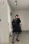 SAMUEL GUI YANG Black Benolac Top AW21CO04-1